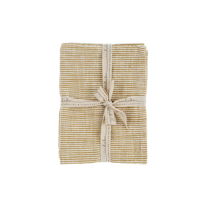 CHEF STRIPE TEA TOWELS, S/2