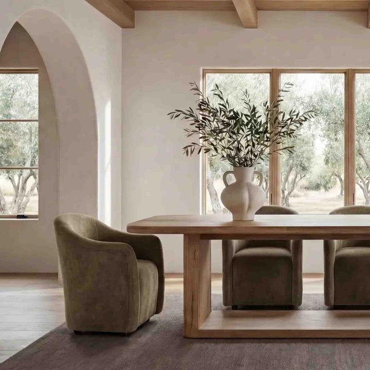 DARBY ROLLING DINING CHAIR