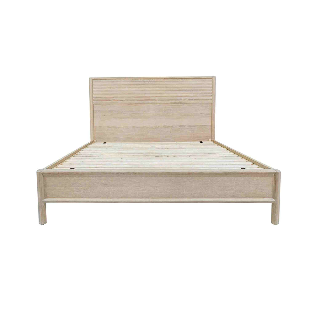 CHANNEL BED, LIGHT OAK