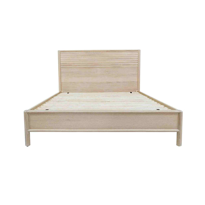 CHANNEL BED, LIGHT OAK