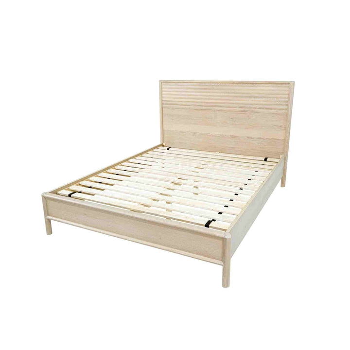 CHANNEL BED, LIGHT OAK