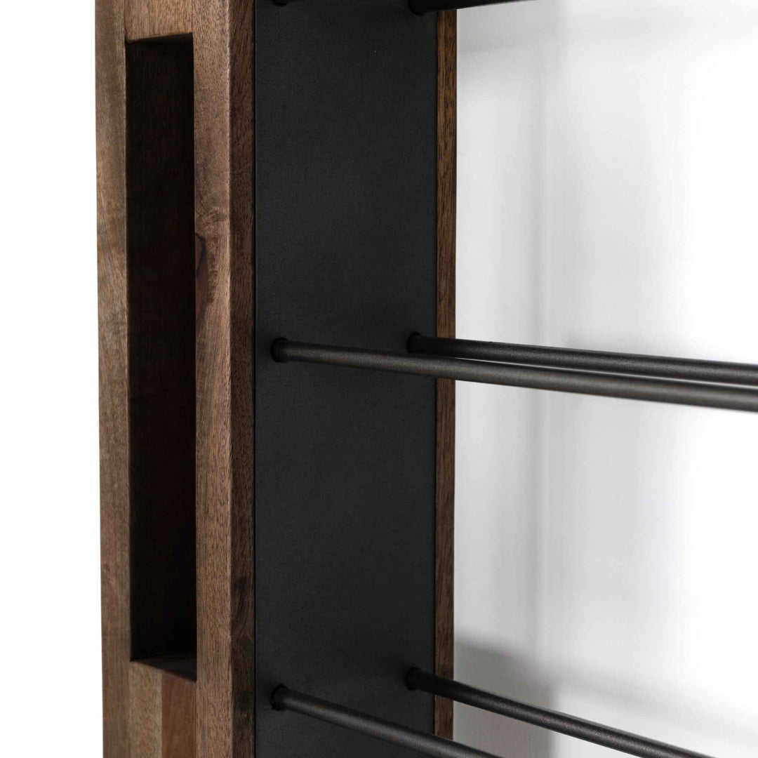 ORTEGA WINE RACK, SMOKED MANGO