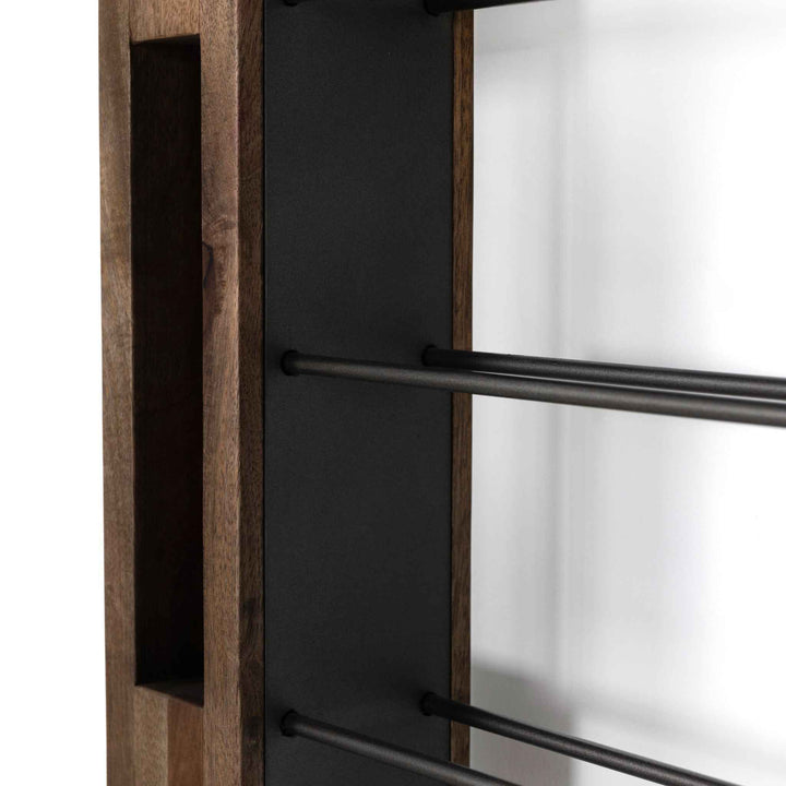 ORTEGA WINE RACK, SMOKED MANGO
