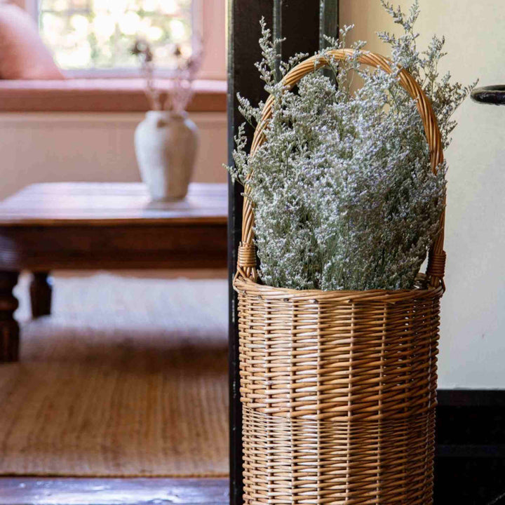 WILLOW BASKET W/ OVERHANDLE