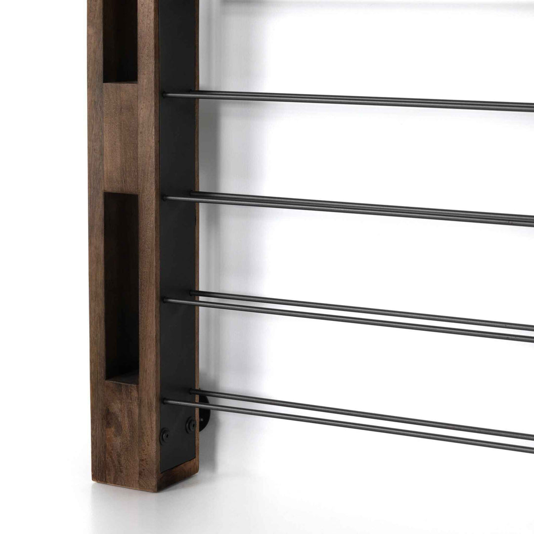 ORTEGA WINE RACK, SMOKED MANGO