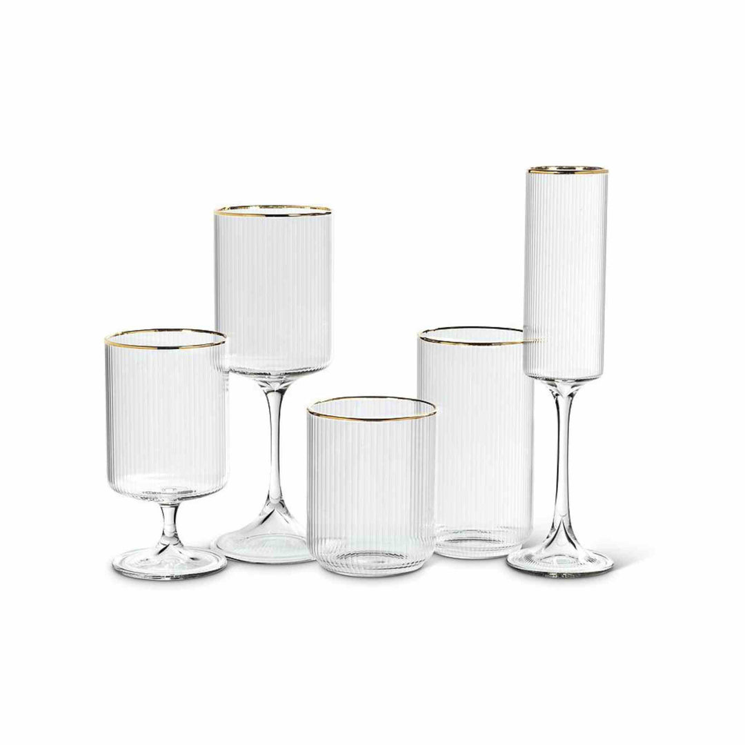TIGHT VERTICAL OPTIC FLUTE W/ GOLD