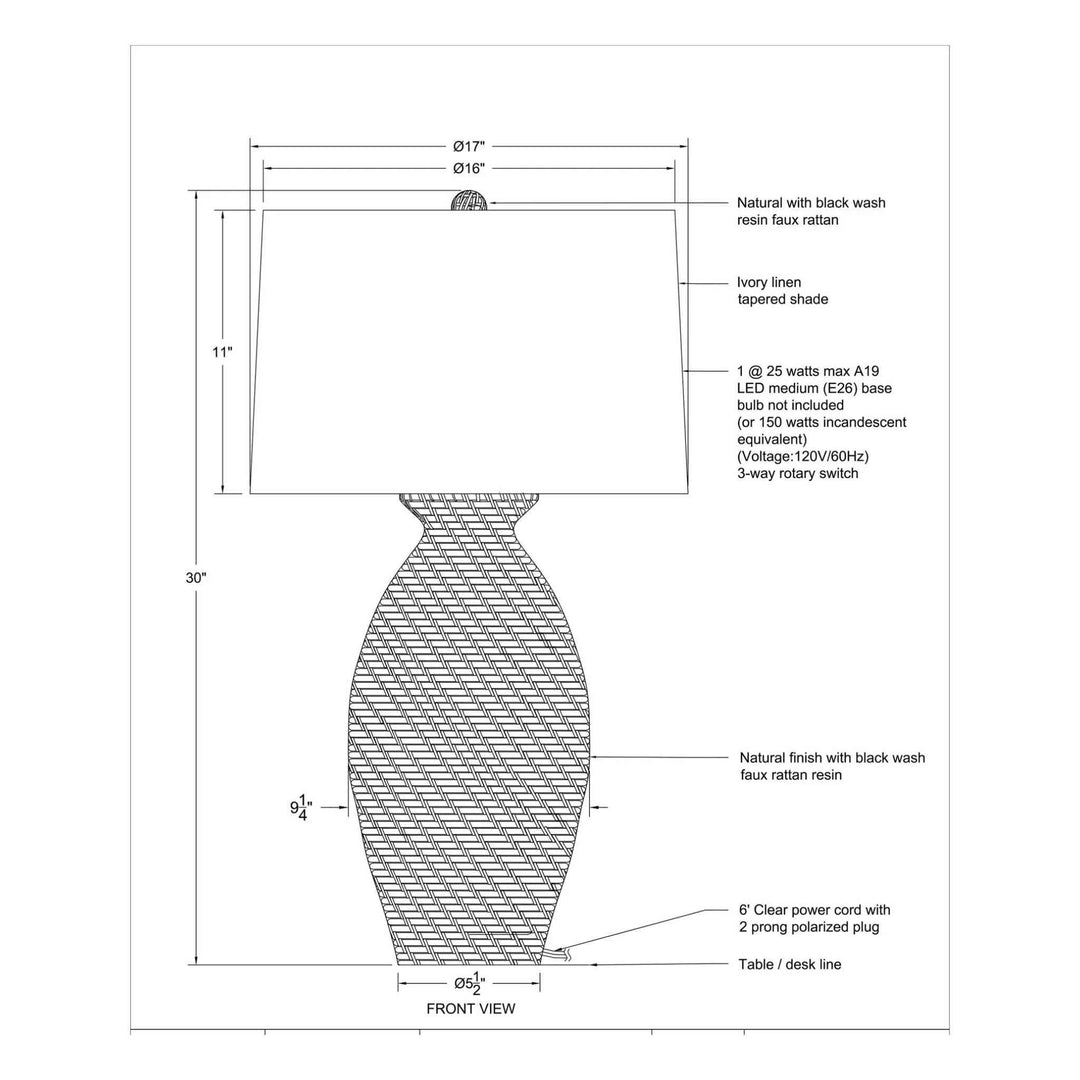 BENGAL TABLE LAMP