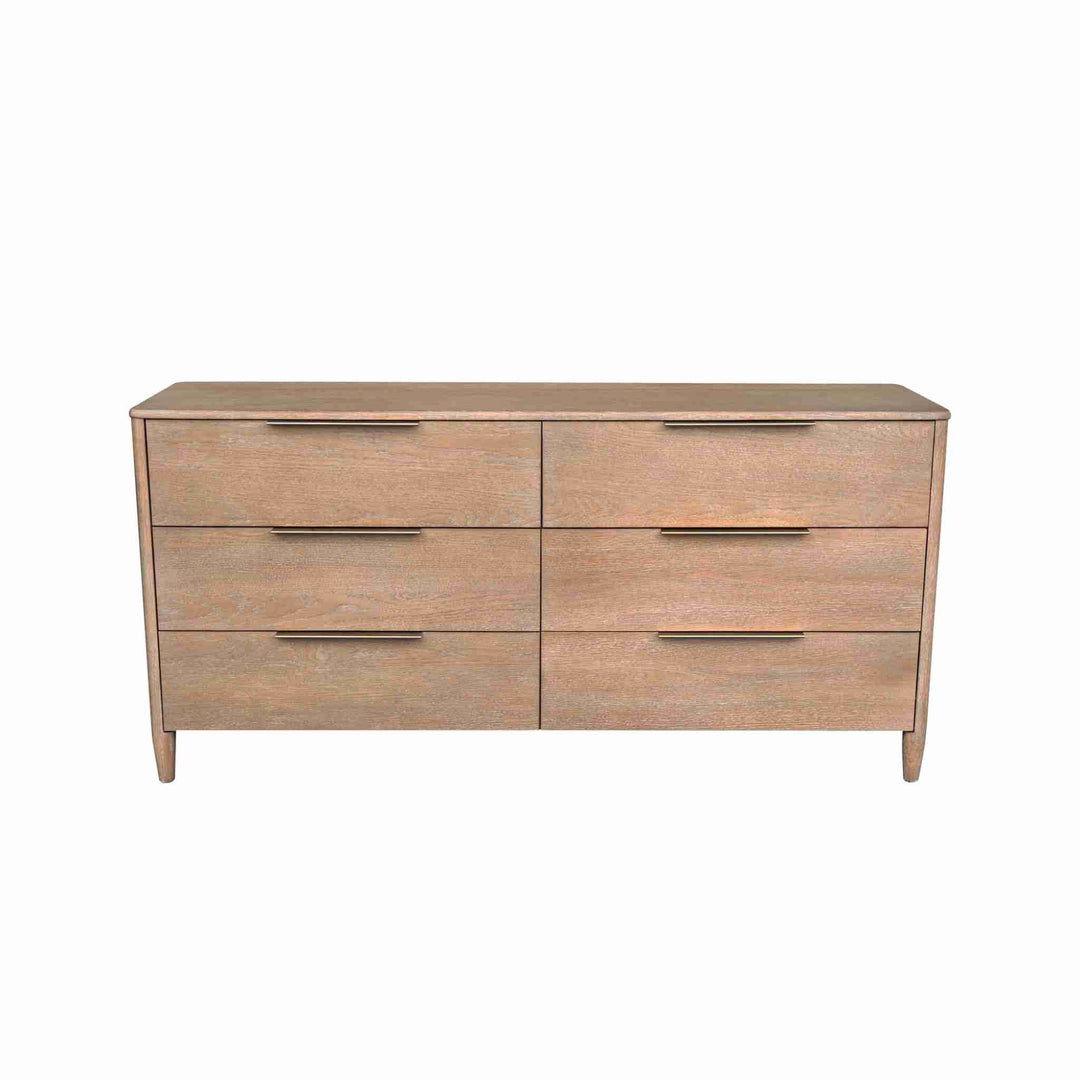 KATALINA 6 DRAWER DRESSER, SAND
