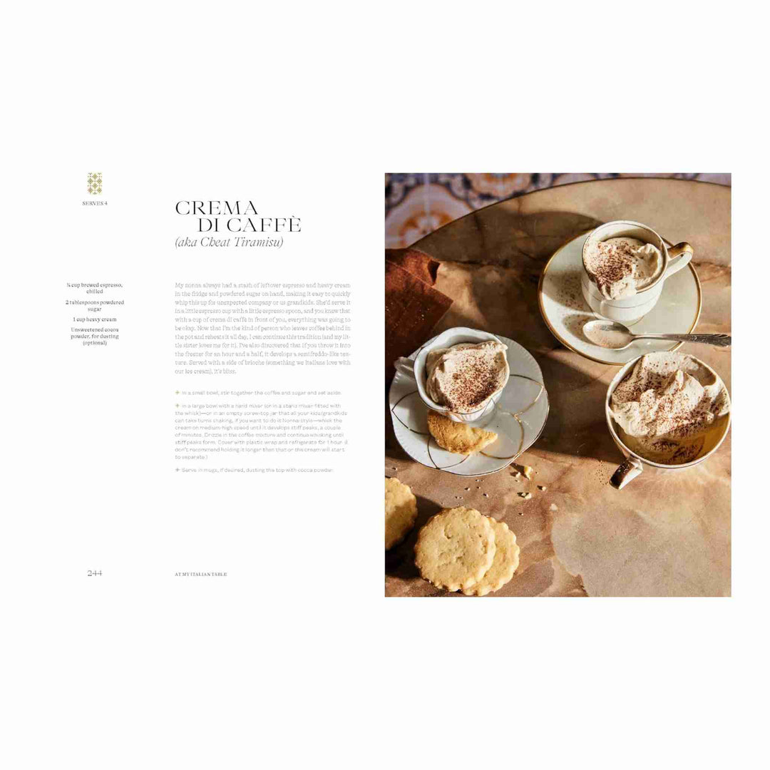 AT MY ITALIAN TABLE, BOOK