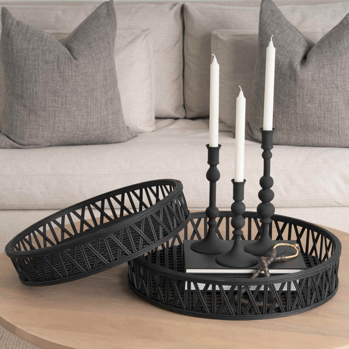 TEA WICKER TRAY