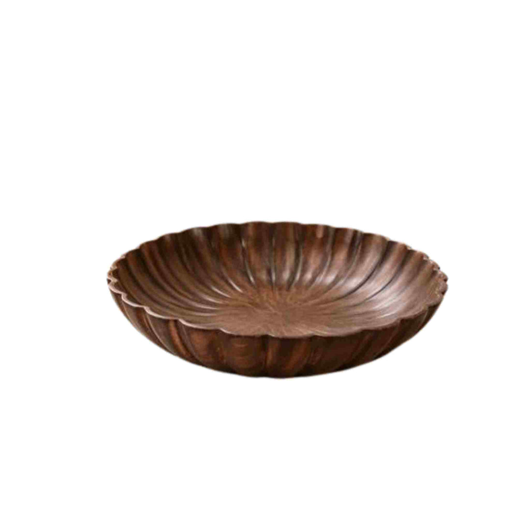 WOODEN SCALLOPED PLATE