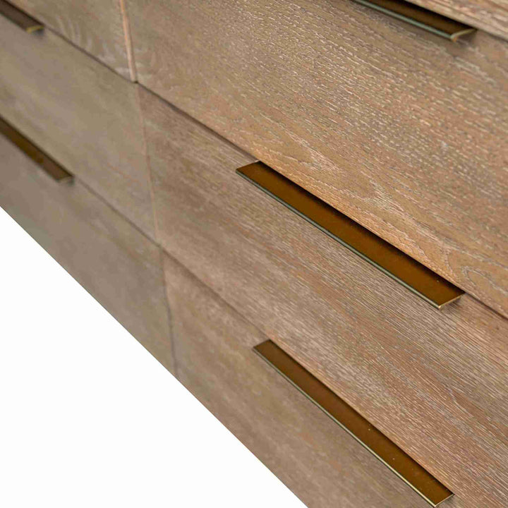 KATALINA 6 DRAWER DRESSER, SAND