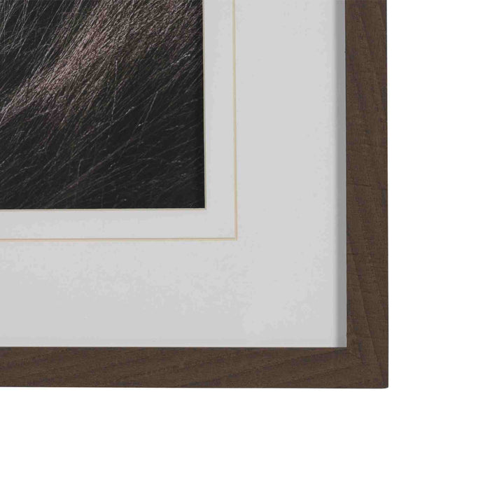 BEACH HUT, FRAMED ART