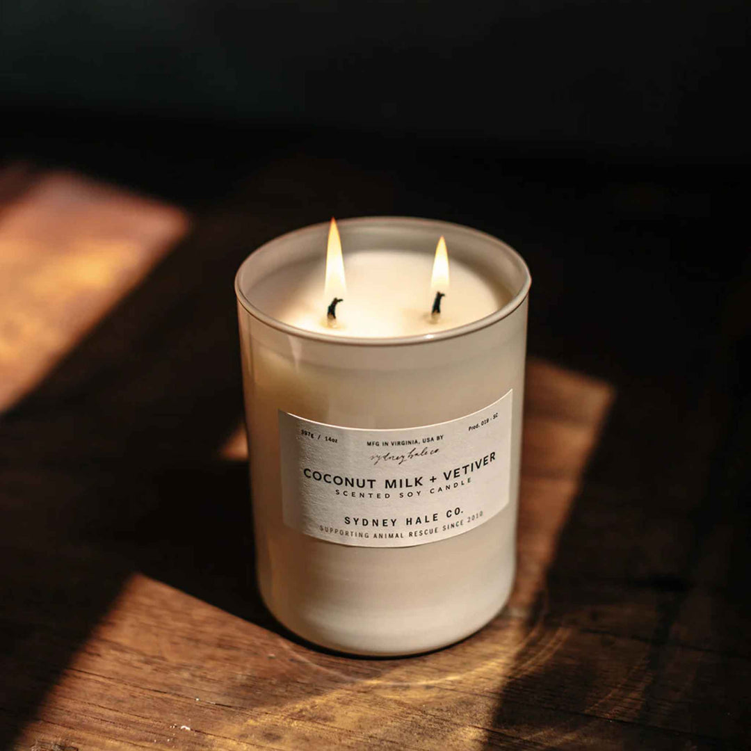 SYDNEY HALE CANDLE, COCONUT MILK + VETIVER