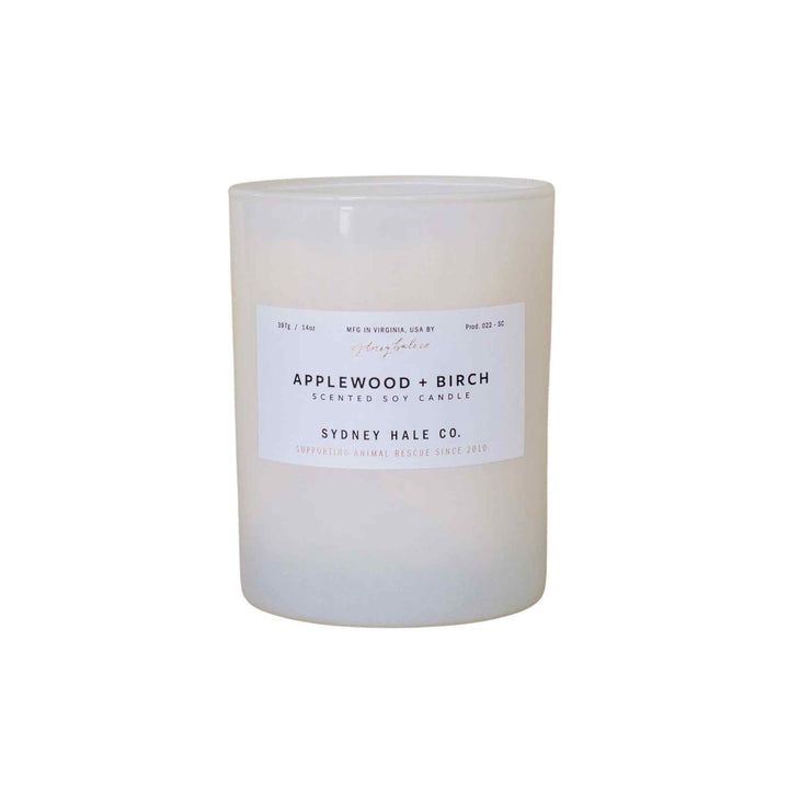 SYDNEY HALE CANDLE, APPLEWOOD + BIRCH