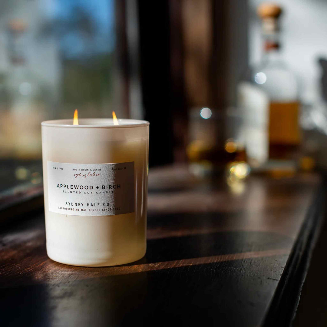 SYDNEY HALE CANDLE, APPLEWOOD + BIRCH