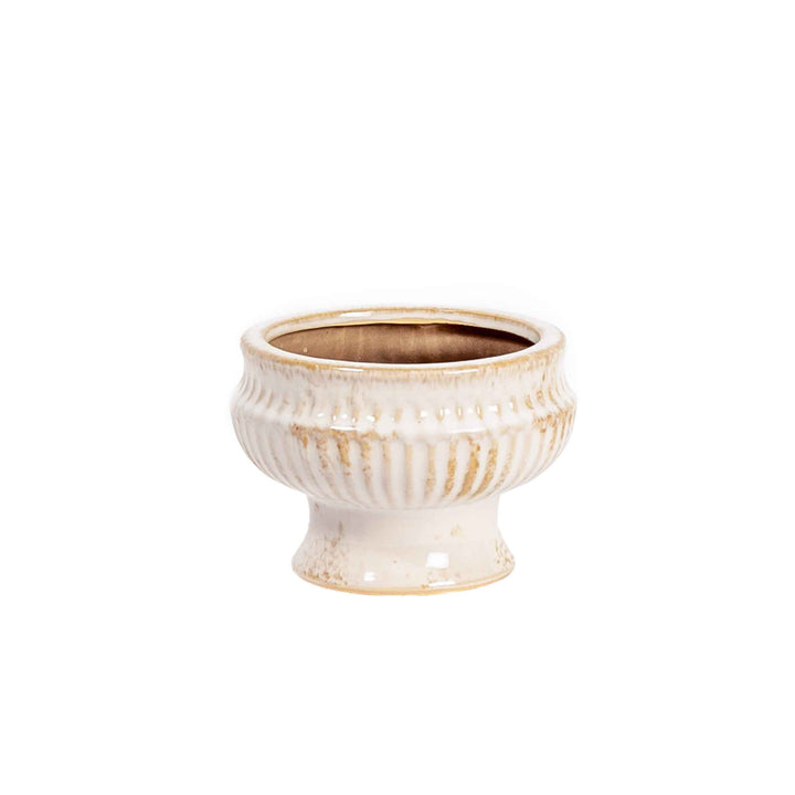 ANTIQUE FINISH CERAMIC URN