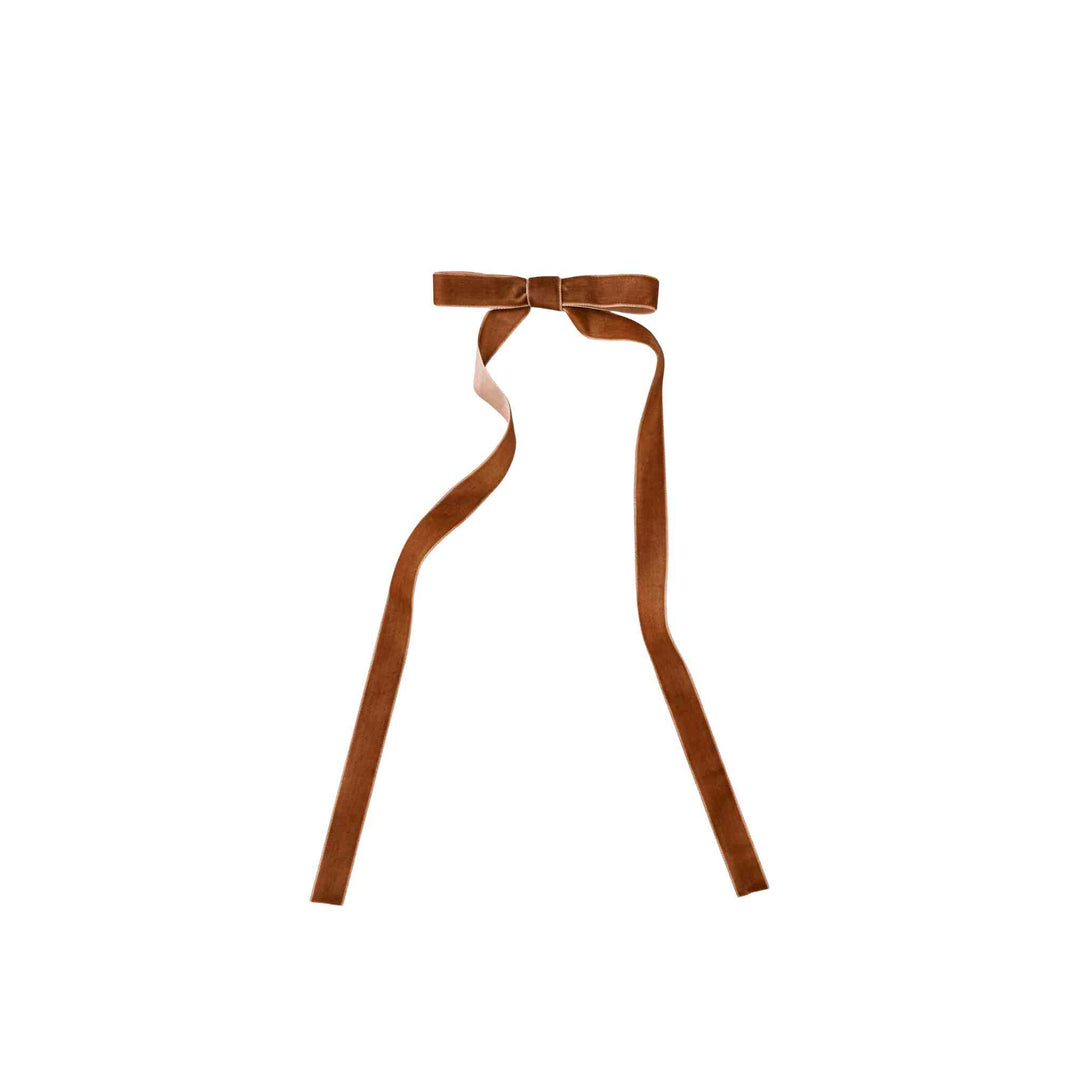 VELVET BOW W/CLIP