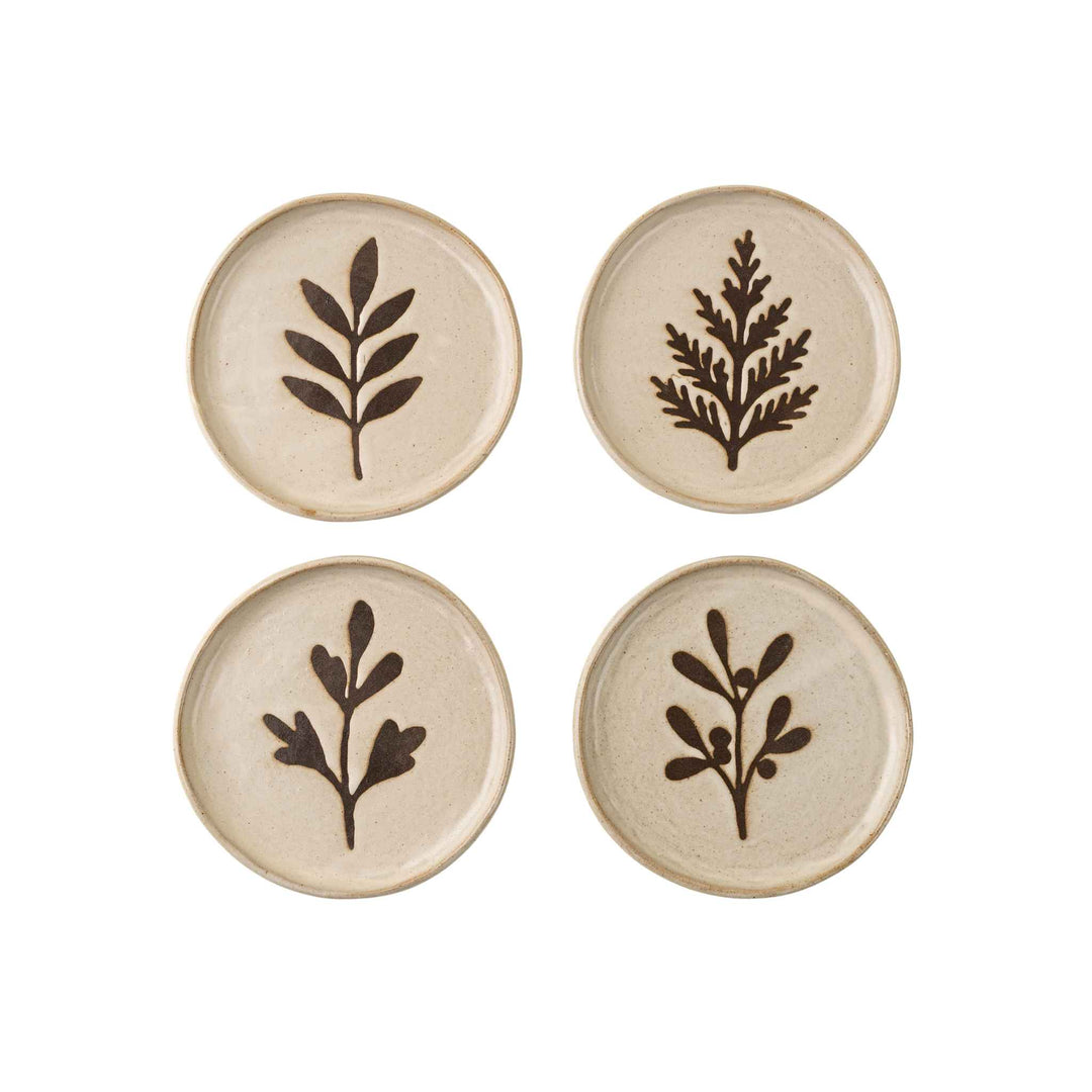 PRESSED BOTANICAL DISHES, S/4
