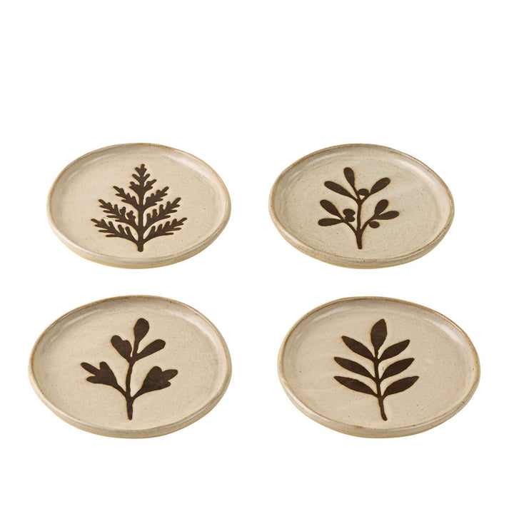 PRESSED BOTANICAL DISHES, S/4