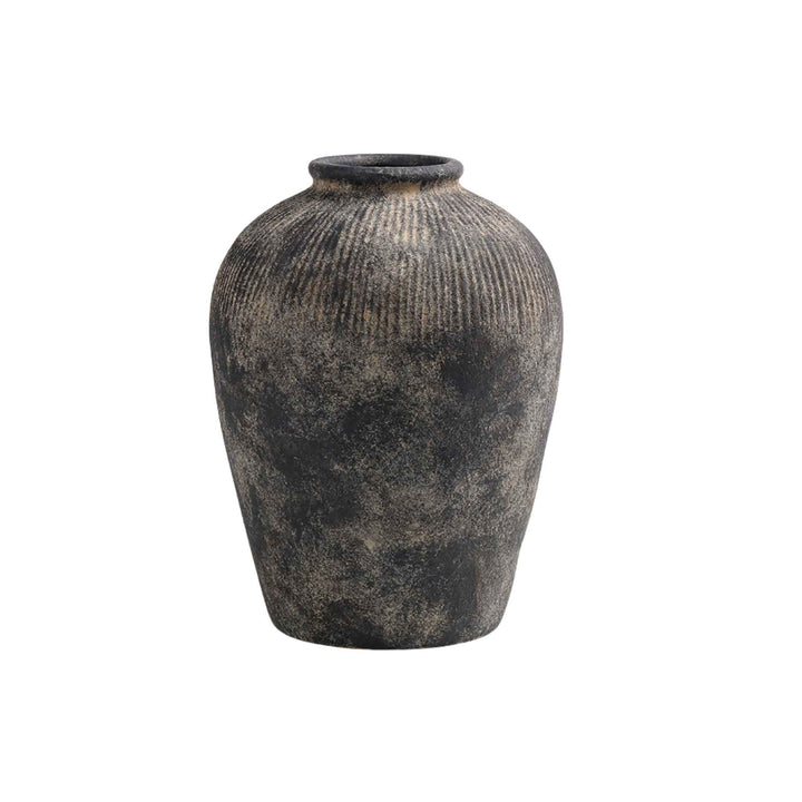 YEW TERRACOTTA VASE, LARGE