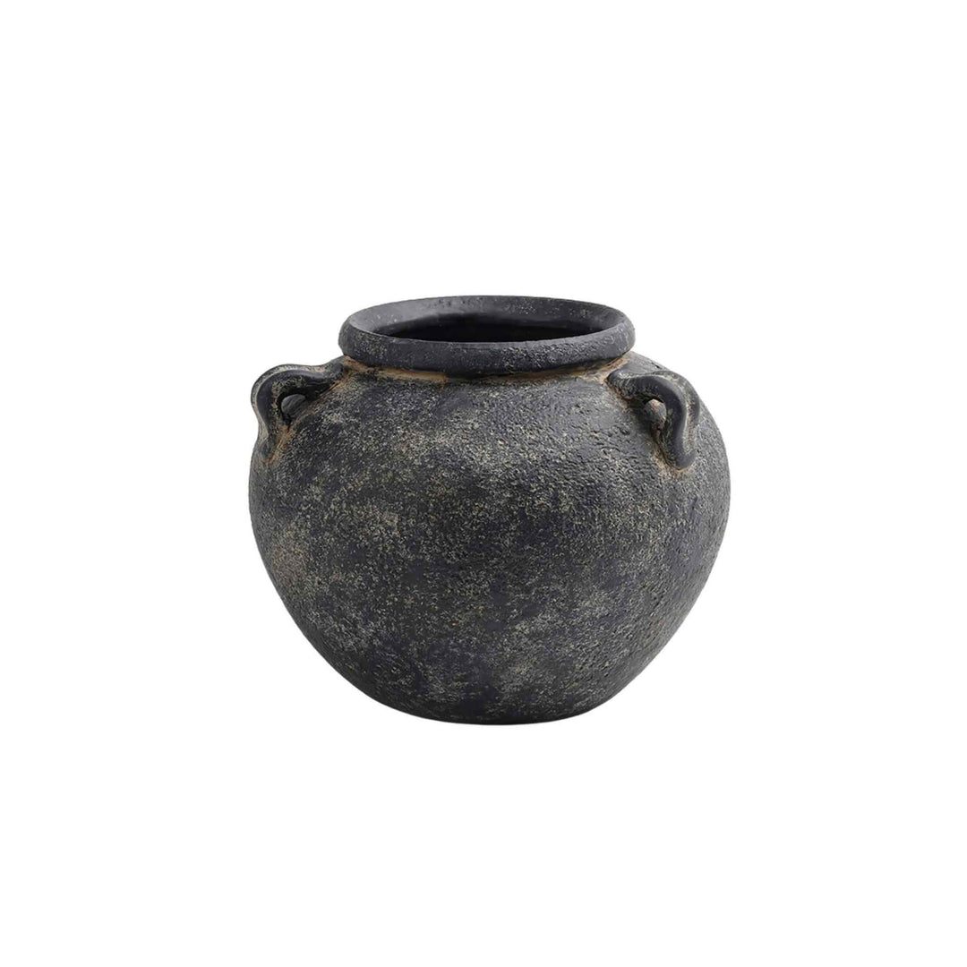 ALDER TERRACOTTA VASE W/ HANDLES