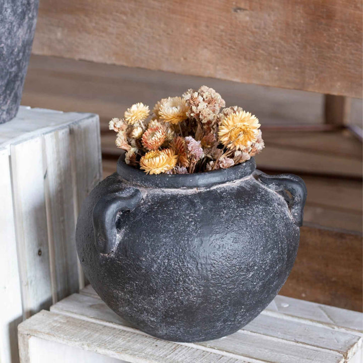 ALDER TERRACOTTA VASE W/ HANDLES