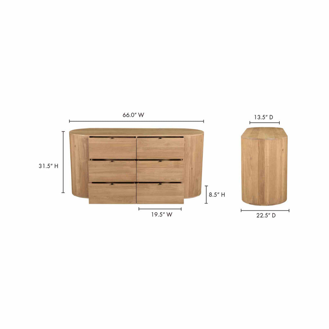 THEO 6 DRAWER DRESSER