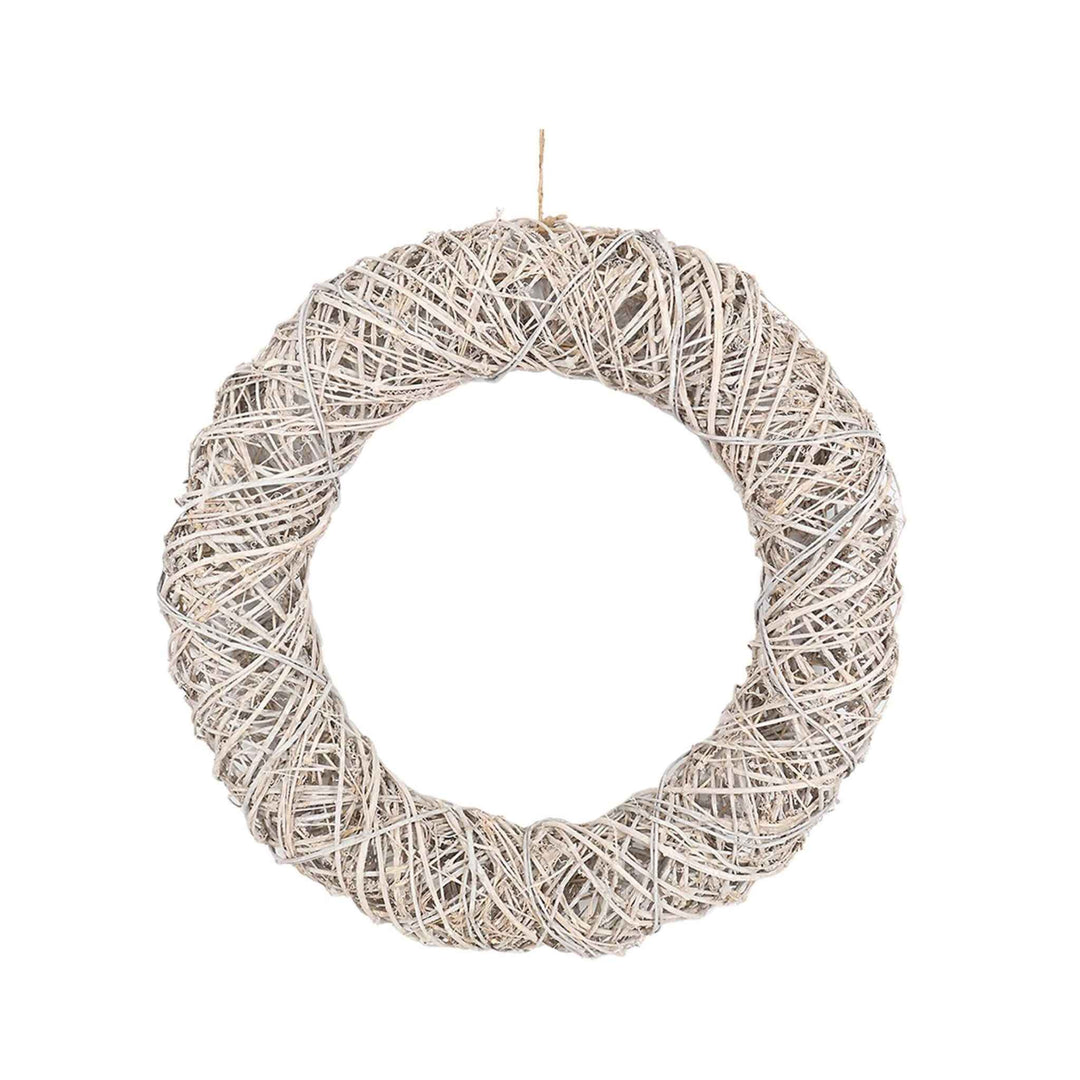 WHITEWASH WILLOW WREATH