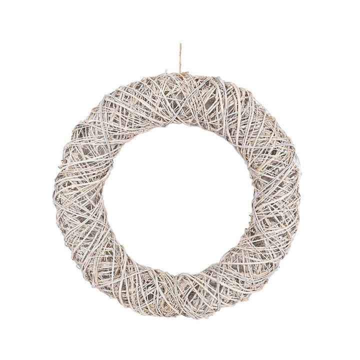 WHITEWASH WILLOW WREATH