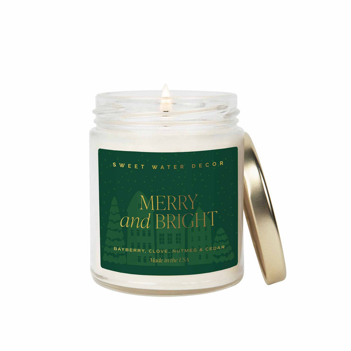 MERRY AND BRIGHT, SOY CANDLE, 9OZ