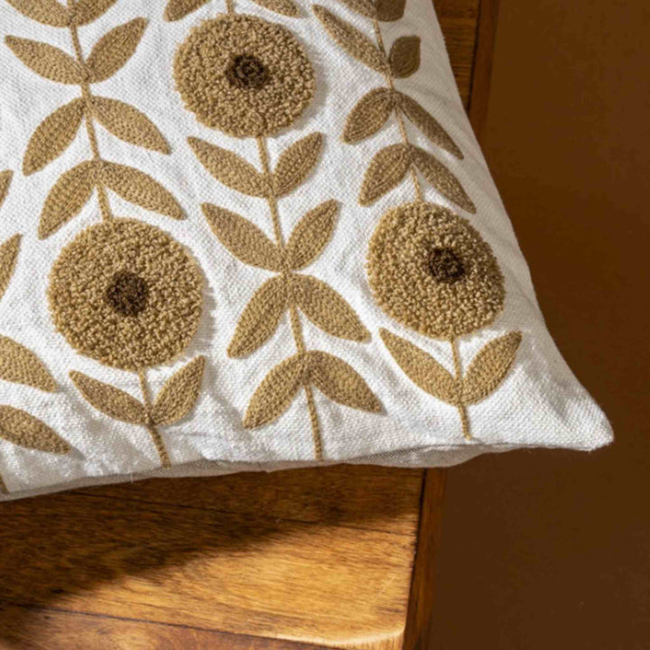 BLOSSOM EMBROIDERED PILLOW