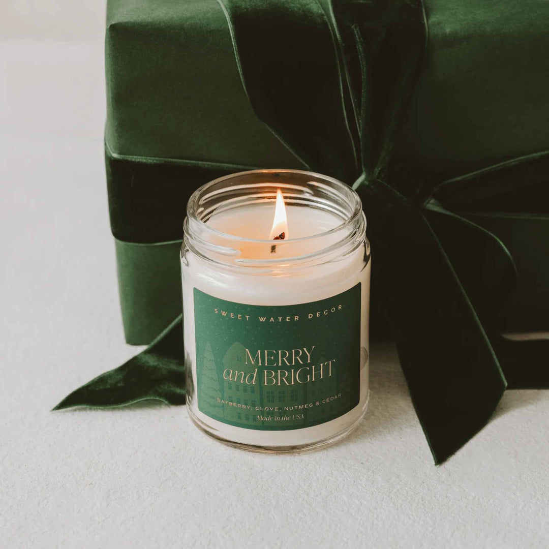 MERRY AND BRIGHT, SOY CANDLE, 9OZ