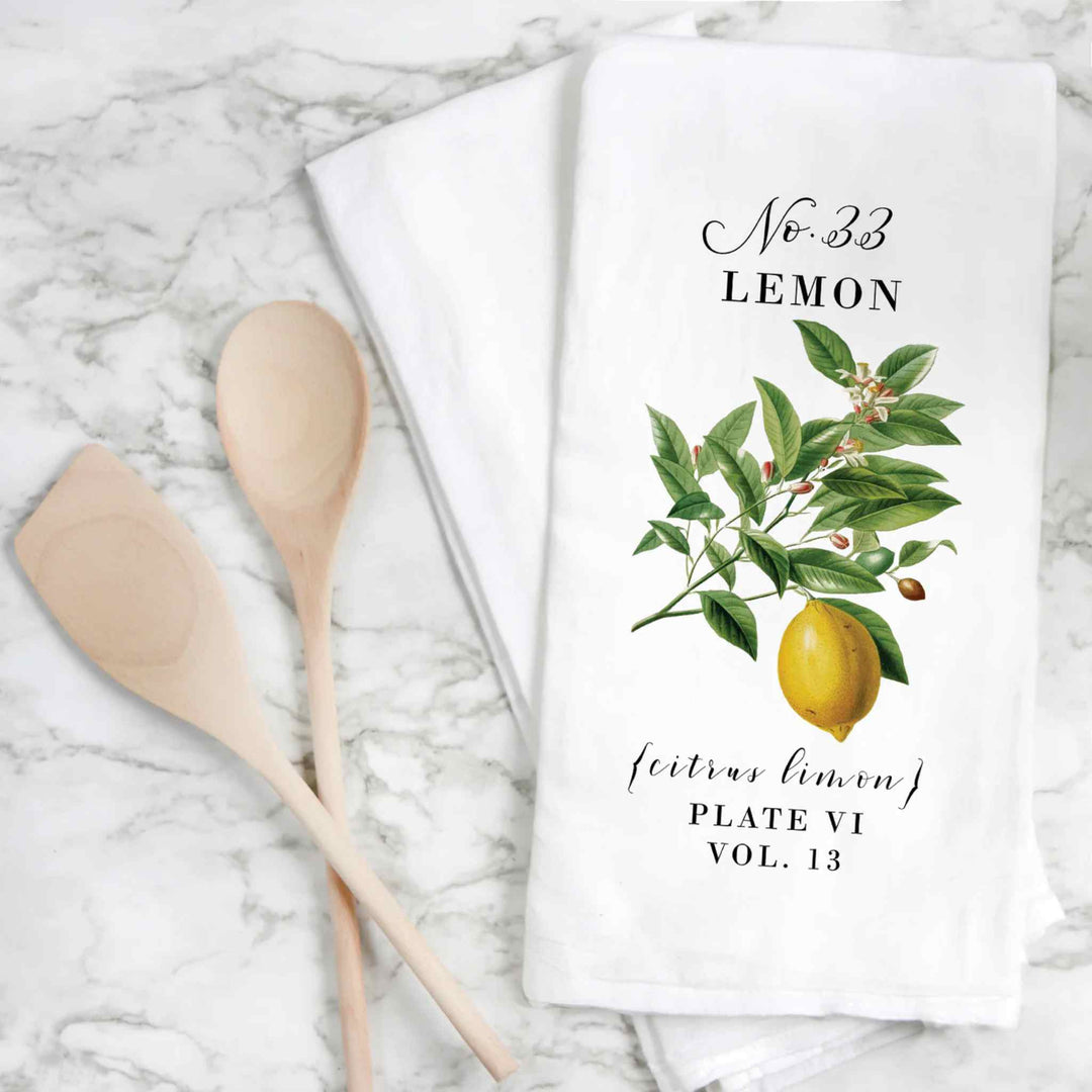 LEMON BOTANICAL TEA TOWEL