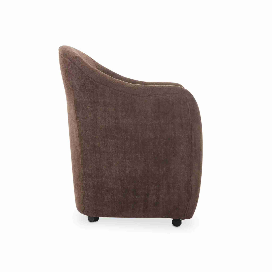 DARBY ROLLING DINING CHAIR