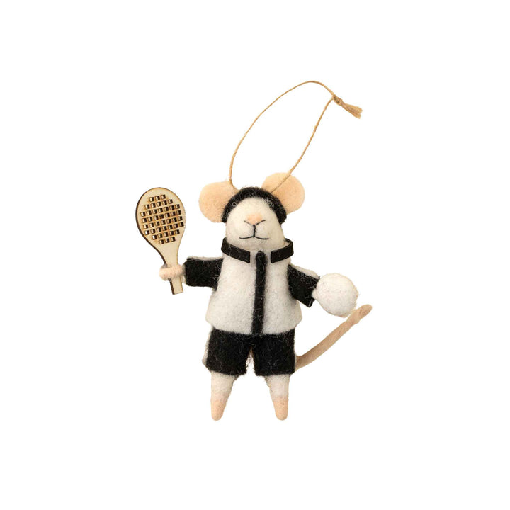 PICKLEBALL PERCY MOUSE ORNAMENT