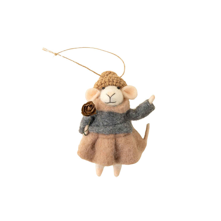 LOVELY LISA MOUSE ORNAMENT
