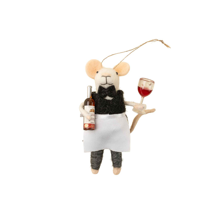 SOMMELIER SANDRA MOUSE ORNAMENT