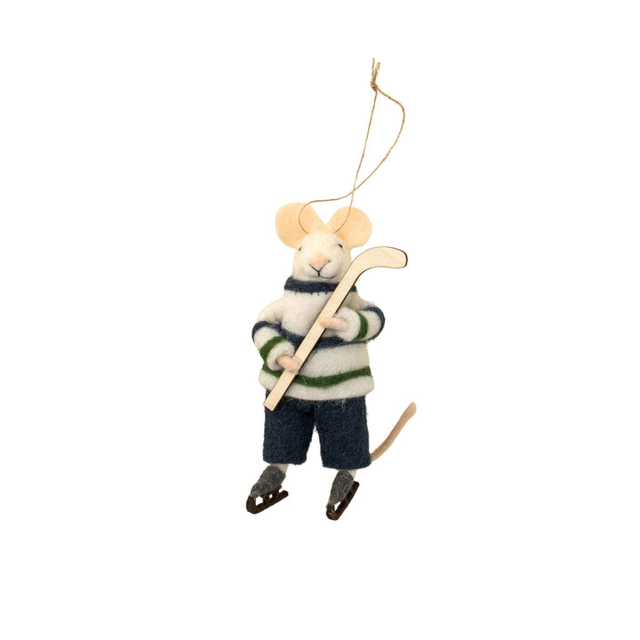 HOCKEY HAL MOUSE ORNAMENT