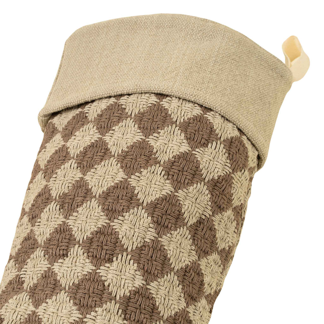 CHECK WEAVE STOCKING