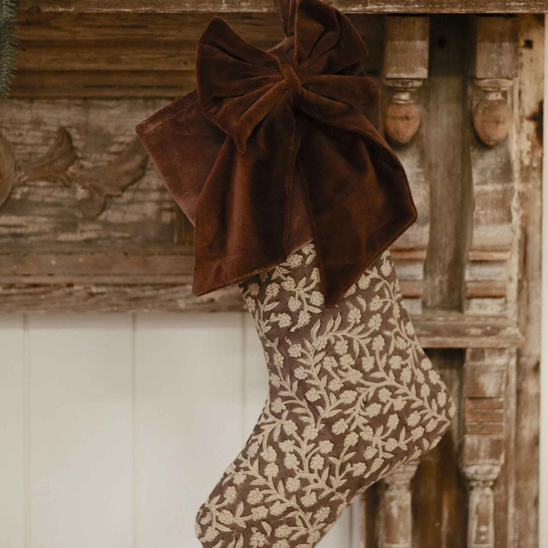 WILDVINE VELVET STOCKING, HEATHER