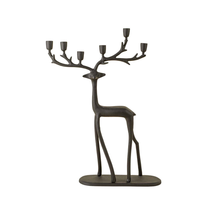 NORDIC STAG CANDLEHOLDER