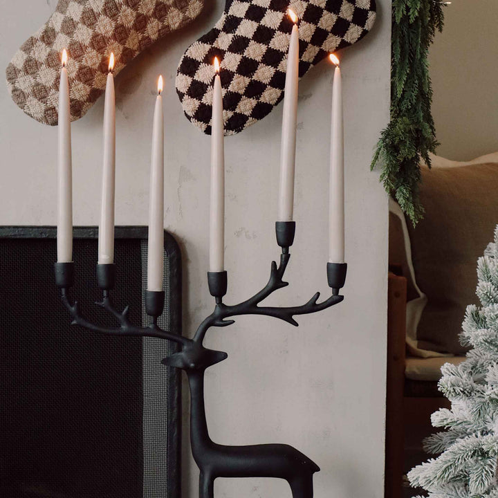 NORDIC STAG CANDLEHOLDER