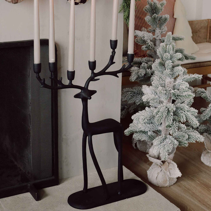 NORDIC STAG CANDLEHOLDER