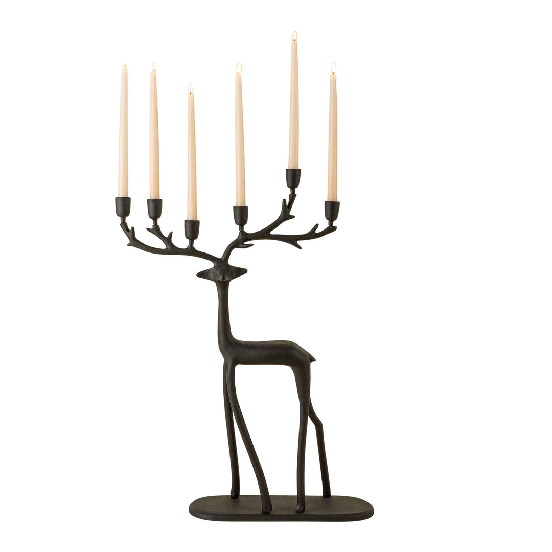 NORDIC STAG CANDLEHOLDER