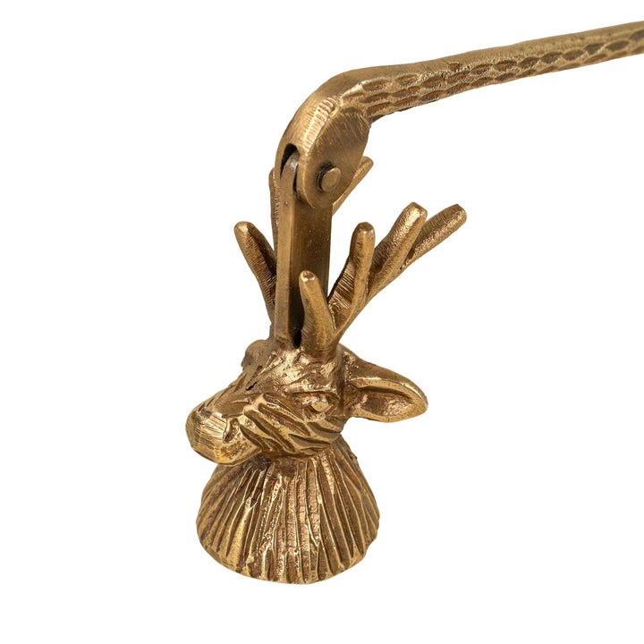 GILDED STAG CANDLE SNUFFER