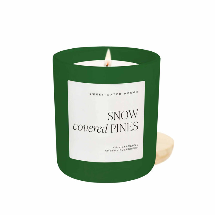 SNOW COVERED PINES, SOY CANDLE, 15OZ