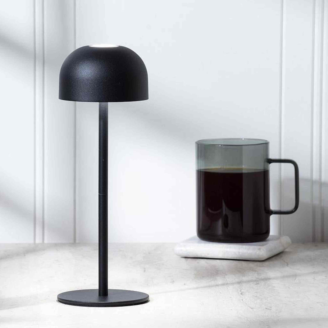 DOME SHADE LED LIGHT, BLACK