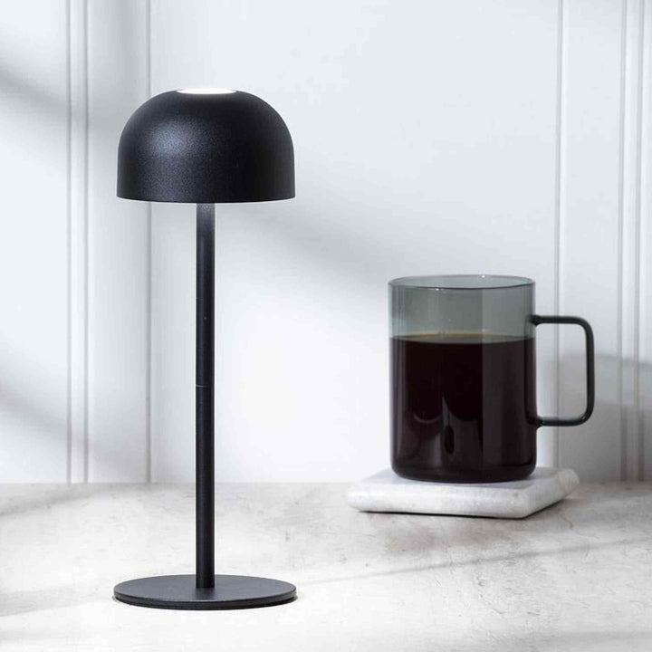 DOME SHADE LED LIGHT, BLACK