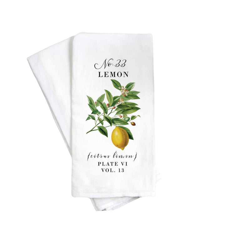 LEMON BOTANICAL TEA TOWEL